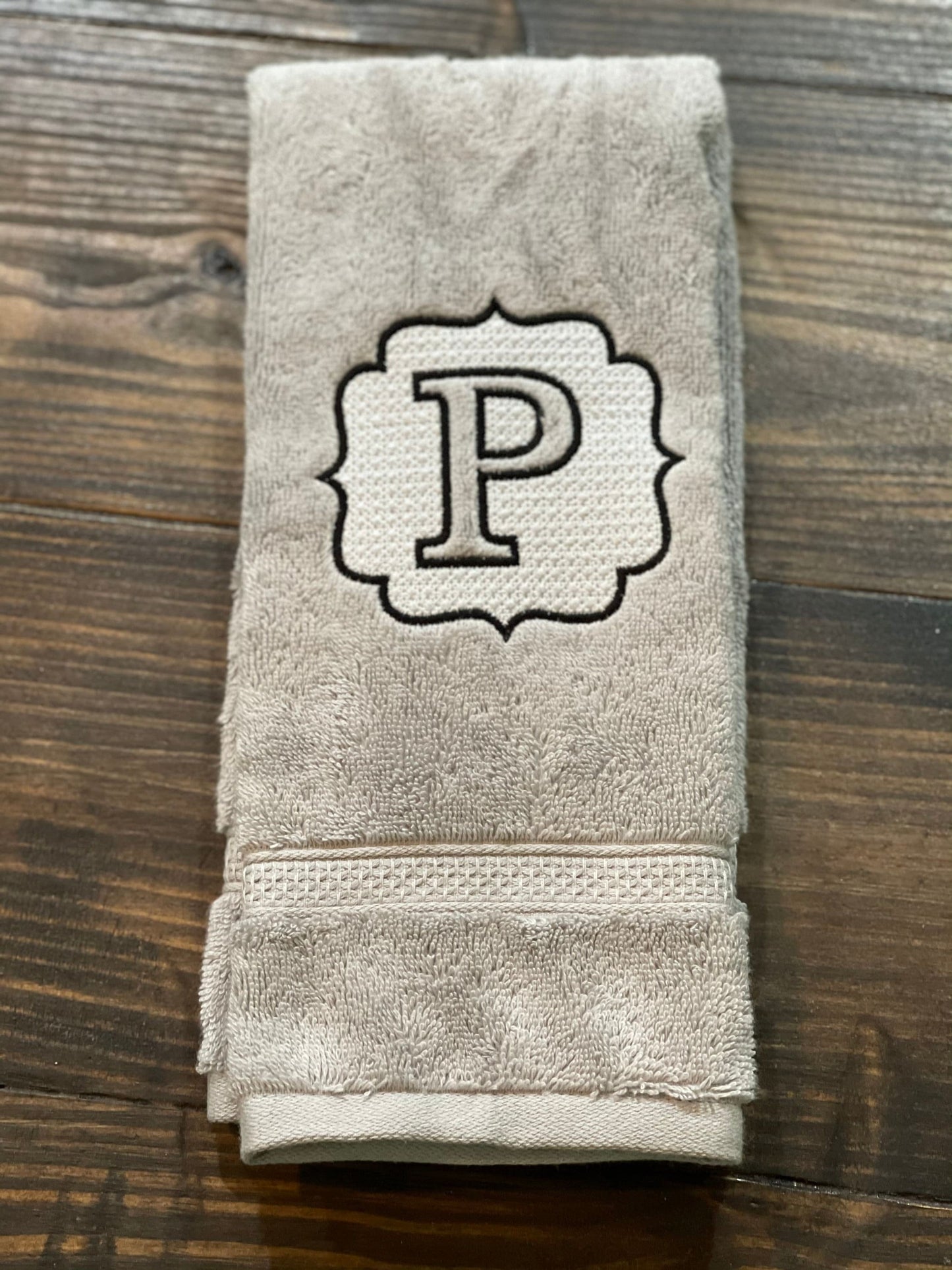 Set of Personalized Embossed Towels