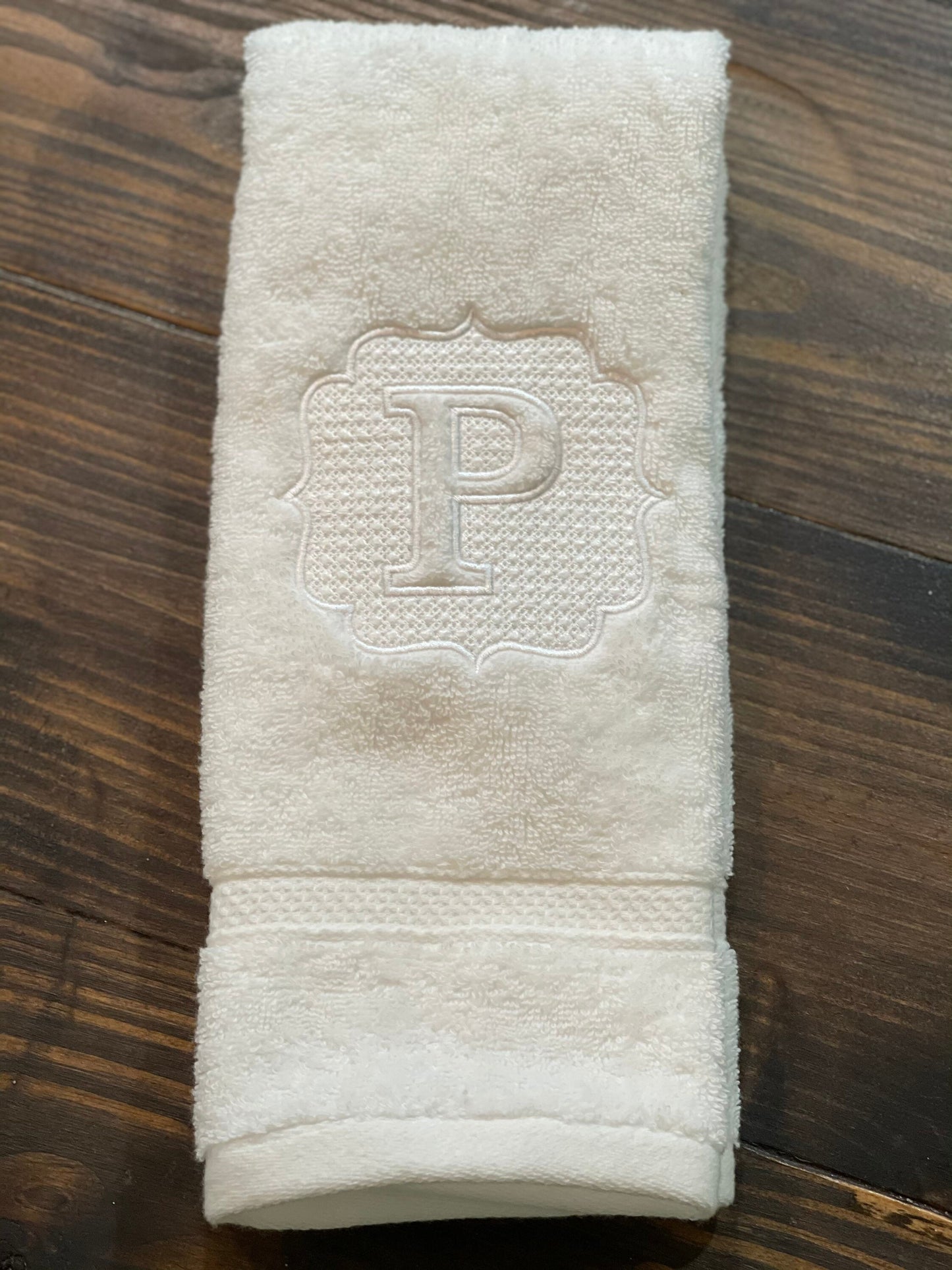 Set of Personalized Embossed Towels