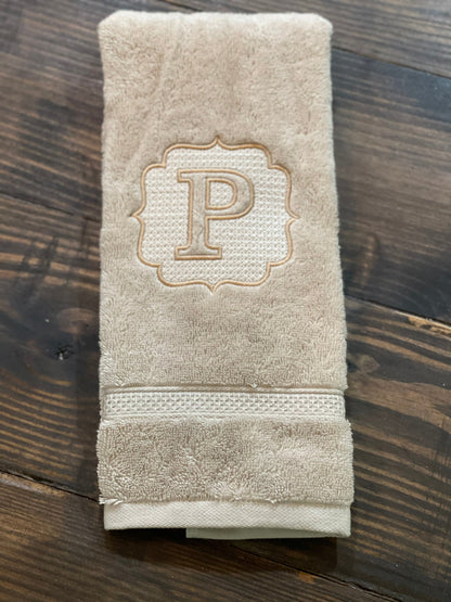 Set of Personalized Embossed Towels