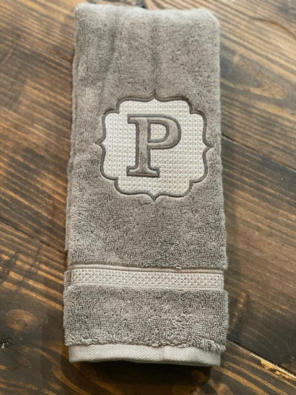 Set of Personalized Embossed Towels