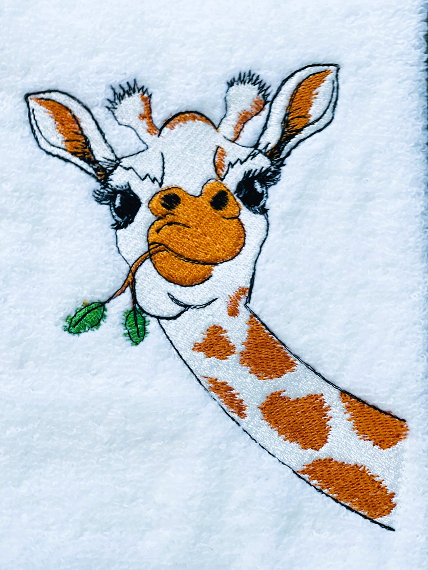 Set of Giraffe Towels