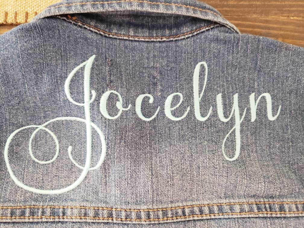 Embroidered Horse Jean Jacket