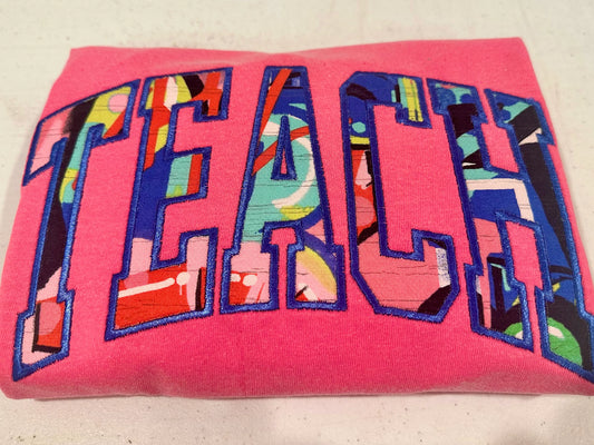 Teach Applique Shirt